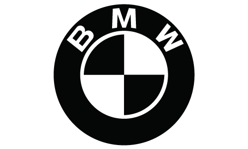 Black BMW logo for European auto repair and maintenance services at Express Lube & Car Care in Arlington, Texas