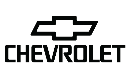 Black Chevrolet logo for Chevrolet repair and maintenance services at Express Lube & Car Care in Arlington, Texas