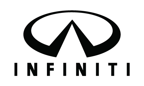 Black Infiniti logo for Infiniti repair and maintenance services at Express Lube & Car Care in Arlington, Texas