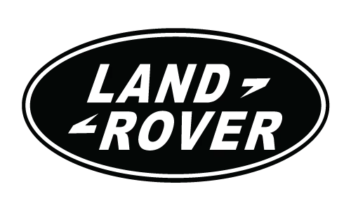Black Land Rover logo for Land Rover repair and maintenance services at Express Lube & Car Care in Arlington, Texas