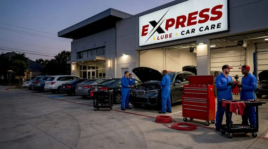 Arlington auto repair garage exterior scene