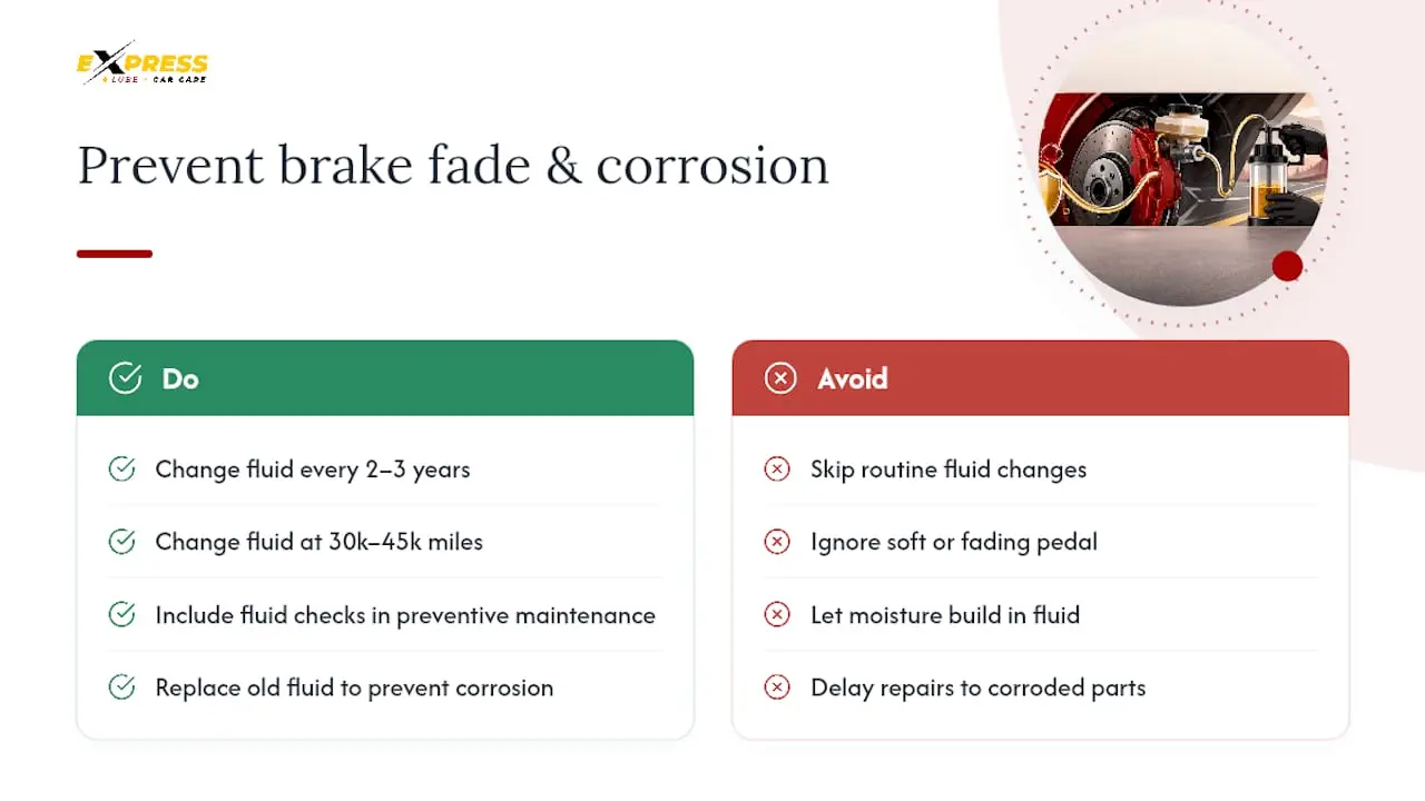 Why a brake fluid flush matters for your safety — overview diagram