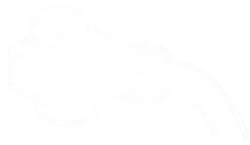 Line drawing of automotive alternator with pulley