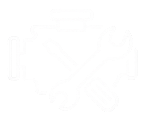 Crossed wrench and screwdriver over a toolbox icon